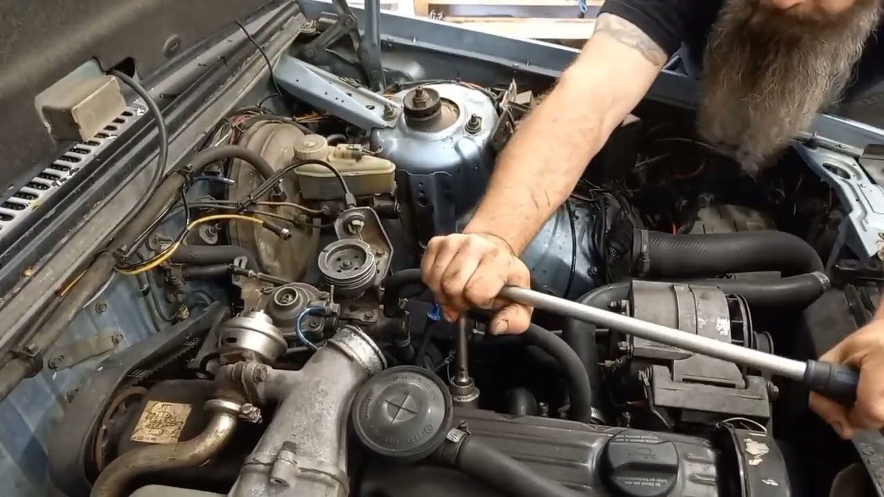 Rasad spridare. Byte från början till slut.