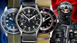 Watches Of The French Armed Forces - French Military (Tudor MN, Type XX, Blancpain Fifty Fathoms)