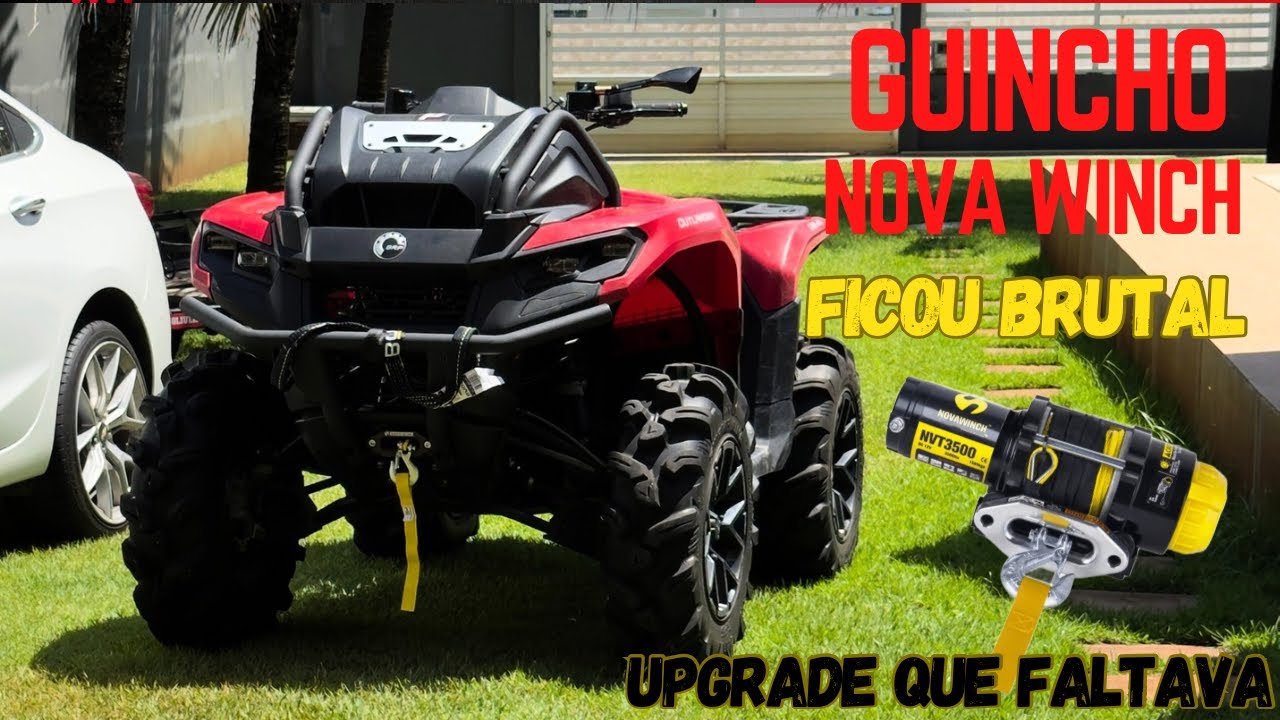 Instalamos o guincho nova Winch no XMR 700. O UPGRADE QUE FALTAVA!