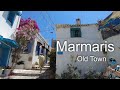 Walking in Marmaris: around the old town (Eski Marmaris) and castle, Turkey, 2021