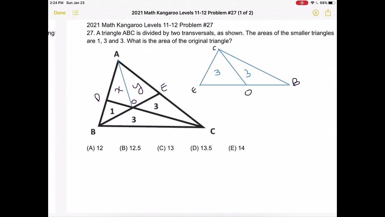 2021 Math Kangaroo Levels 11-12 Problem #27