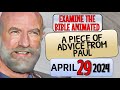  a piece of advice from paul  examine the bible animated