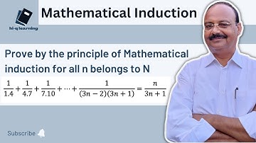 Prove by the principle of Mathematical induction |1/1.4 + 1/4.7 + 1/7.10 + … + 1/(3n-2)(3n+1)=n/3n+1
