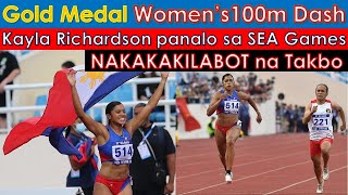 Gold Medal ni Kayla Richardson sa Women's 100m Dash SEA Games 2022