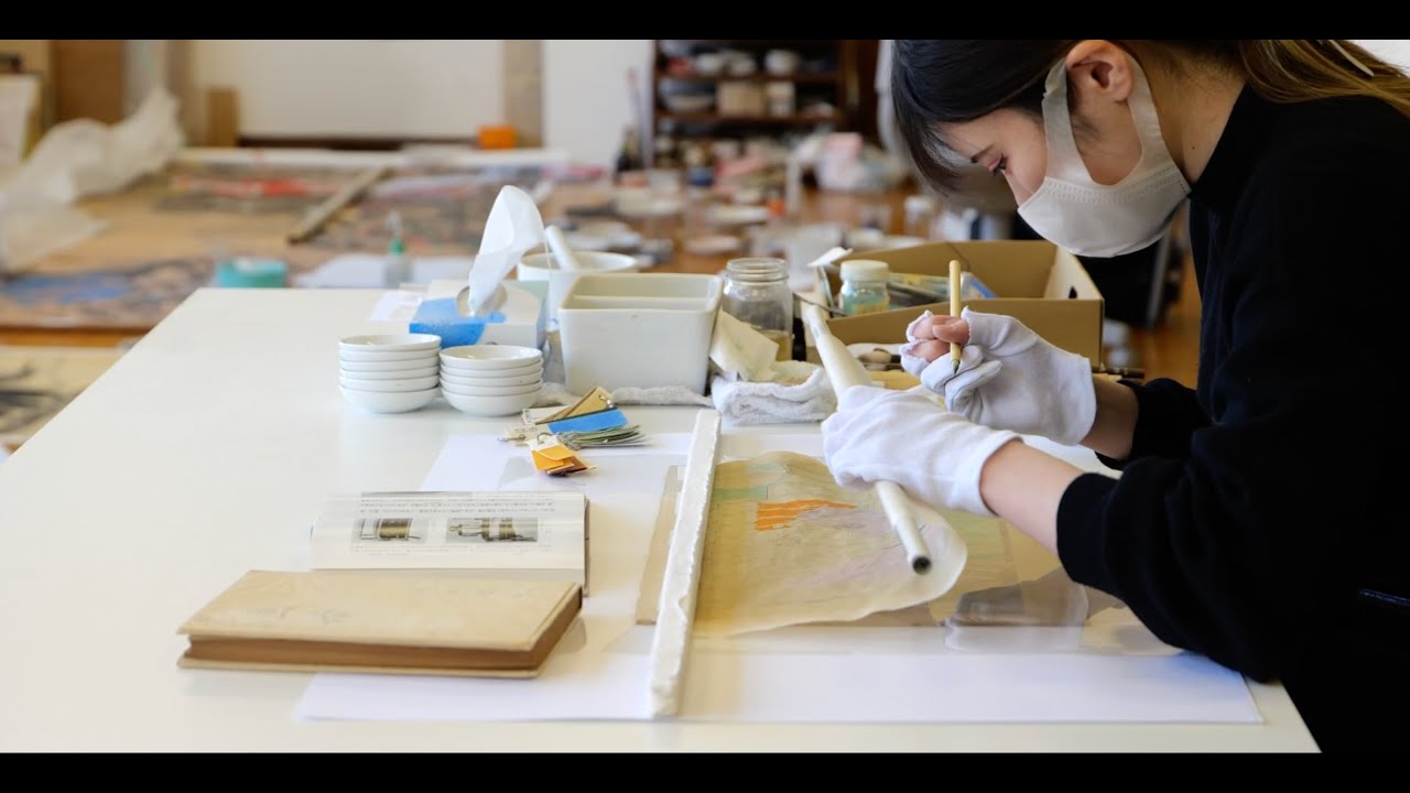 日本画の標本箱」No.11 先人に学ぶ - YouTube