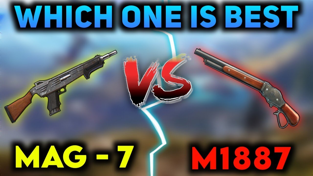 M18887 VS MAG-7 IN FREE FIRE | WHICH GUN IS BEST??
