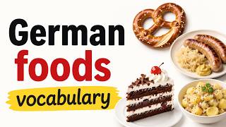 German Foods Vocabulary | Learn Food Names in German 🍎🥨
