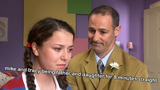 mike and tracy being father and daughter for 8 minutes straight