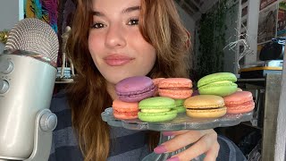 [ASMR] EATING MACARONS (eating sounds)