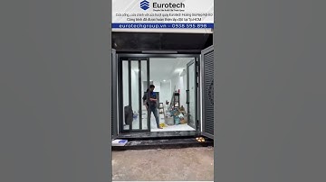 Cửa cổng, cửa chính với cửa trượt quay Eurotech Hoàng Gia. Công trình thực tế tại TP. Hồ Chí Minh