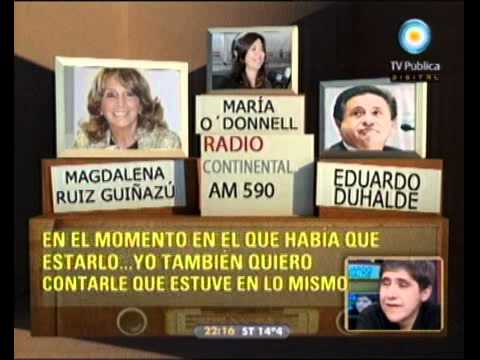 678 - La Radio ataca: Magdalena entrevista a Eduardo Duhalde 10-05-11
