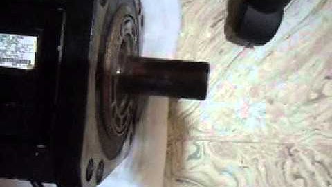 SGDM-30ADA Yaskawa servo drive test run video