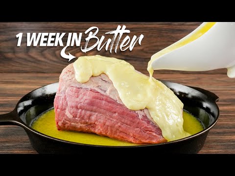 I Cooked STEAKS In 5lbs Of Butter For 1 Week And This Happened