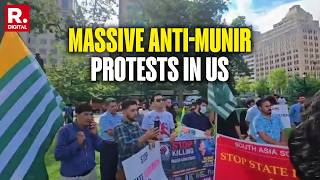 Massive Anti-Pakistan, Anti-Asim Munir protests in Washington | POK protests in US Raw Visuals