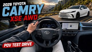 2026 Toyota Camry XSE AWD | POV Test Drive in 4K