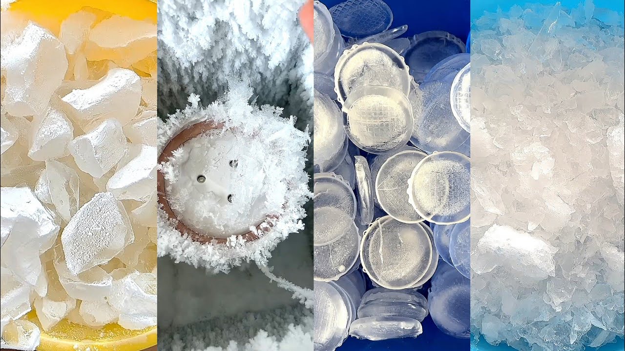 SOLO SHAN / ASMR CLEAR ICE EATING / HARD ICE /CRUSHED ICE THIN ICE ...