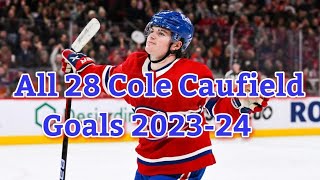 All 28 Cole Caufield Goals 2023-24