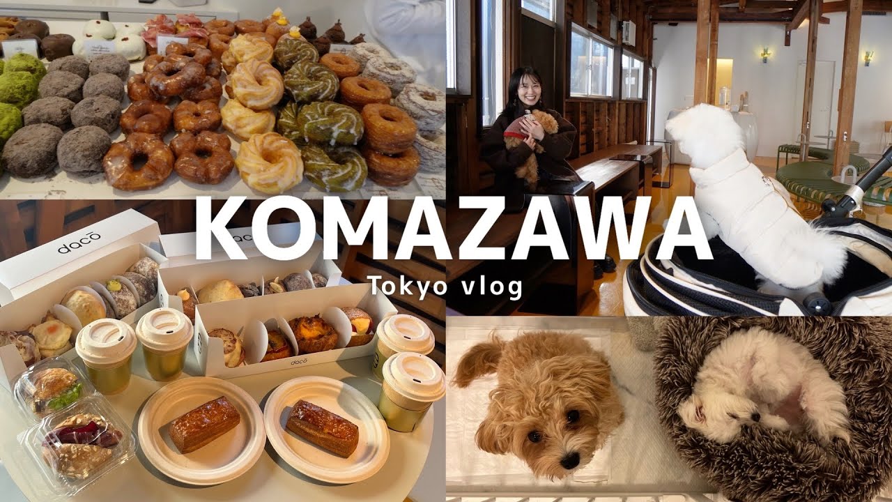 【vlog】話題のカフェとドッグランで遊び尽くす休日🐶🤍駒沢公園