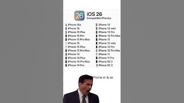 ⚠️iOS 26 Compatible Devices #ios26 #ios19 #iphone