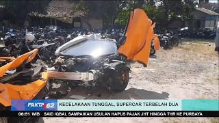 Single-Vehicle Accident, Supercar Split in Two