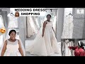 WEDDING DRESS SHOPPING 👰 | MY FIRST TIME TRYING ON WEDDING DRESSES | COME WEDDING DRESS SHOPPING