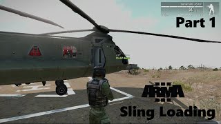 Sling Loading Gameplay and tutorial II ARMA 3 II Showcase II part 1