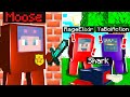 Playing as IMPOSTER AMONG US in MINECRAFT! (w/ RageElixir,YaBoiAction, Shark, GarryPlays, Kutto)