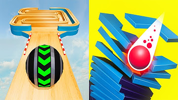 Stack Ball VS Rolling Ball Sky Escape All Levels Gameplay Android, ios (Part 7)
