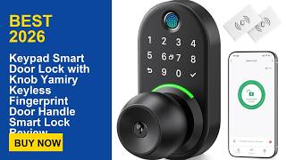 Keypad Smart Door Lock with Knob Yamiry Keyless Fingerprint Door Handle Smart Lock Review