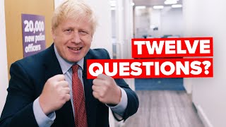 Boris Johnson's hilarious election advert | 12 Questions to Boris Johnson