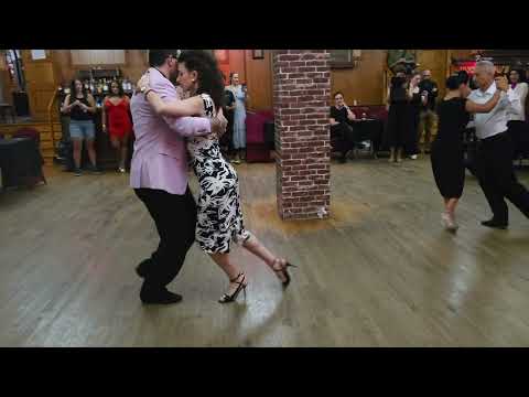 Argentine Tango class- Americana: Marcos & Florencia with Maxi & Paloma @ Esa - Patotero Sentimental