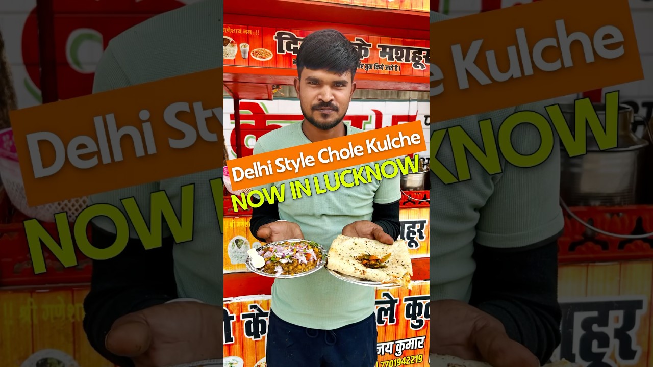 Delhi Style Chole Kulche In Lucknow 