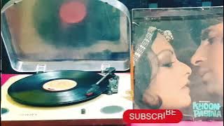 Main Teri Ho Gayee |LataMangeshkar |Amitabh, Vinod, Rekha |Khoon Pasina 33⅓ r.p.m by lp record
