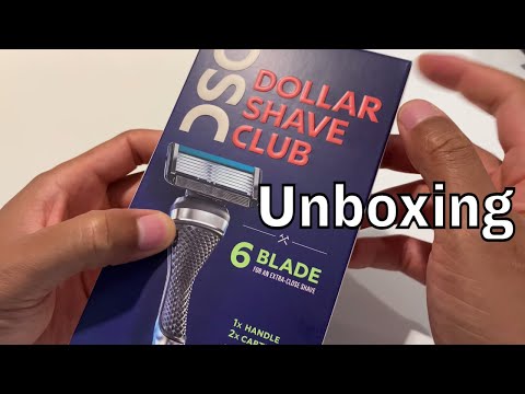 Dollar Shave Club Razor Unboxing 4K