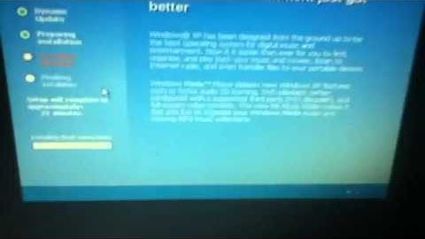 Installing Windows XP RTM