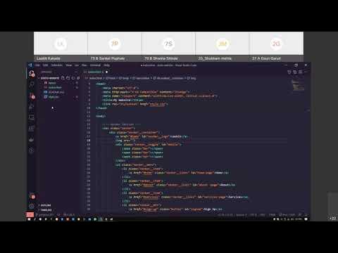 Session 10 - Part 2 | Learning to build static website using HTML, CSS ...