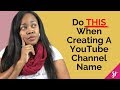 How To Choose A YouTube Channel Name