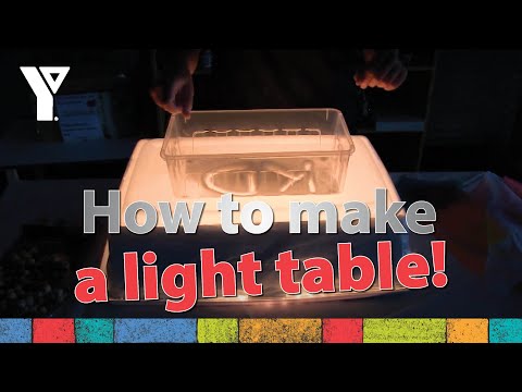 Fun Homemade Light Table Craft For Kids!