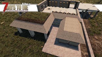 Huge Upstairs Work Area | 7 Days To Die Alpha 17 | Part 37