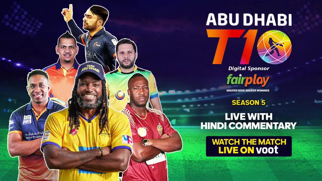 LIVE Abu Dhabi T10 League Northern Warriors Vs Team Abu Dhabi Watch For Free On Voot