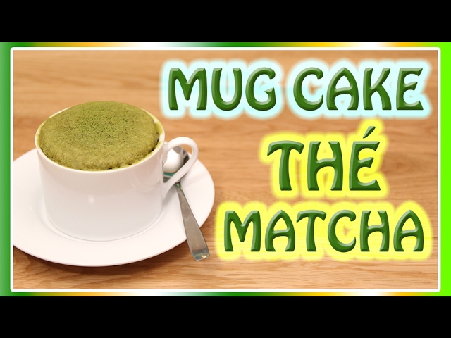 Mug cake au thé vert matcha (sans gluten) - Recettes de cuisine Ôdélices