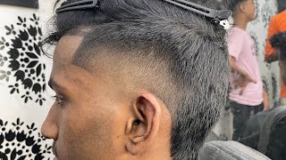 MULLET FADE  HAIR CUTTING STEP BYSTEP full tutorial video