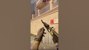 Smoke And Molotov A Site From One Position On Anubis In CS2 #cs2 #shorts