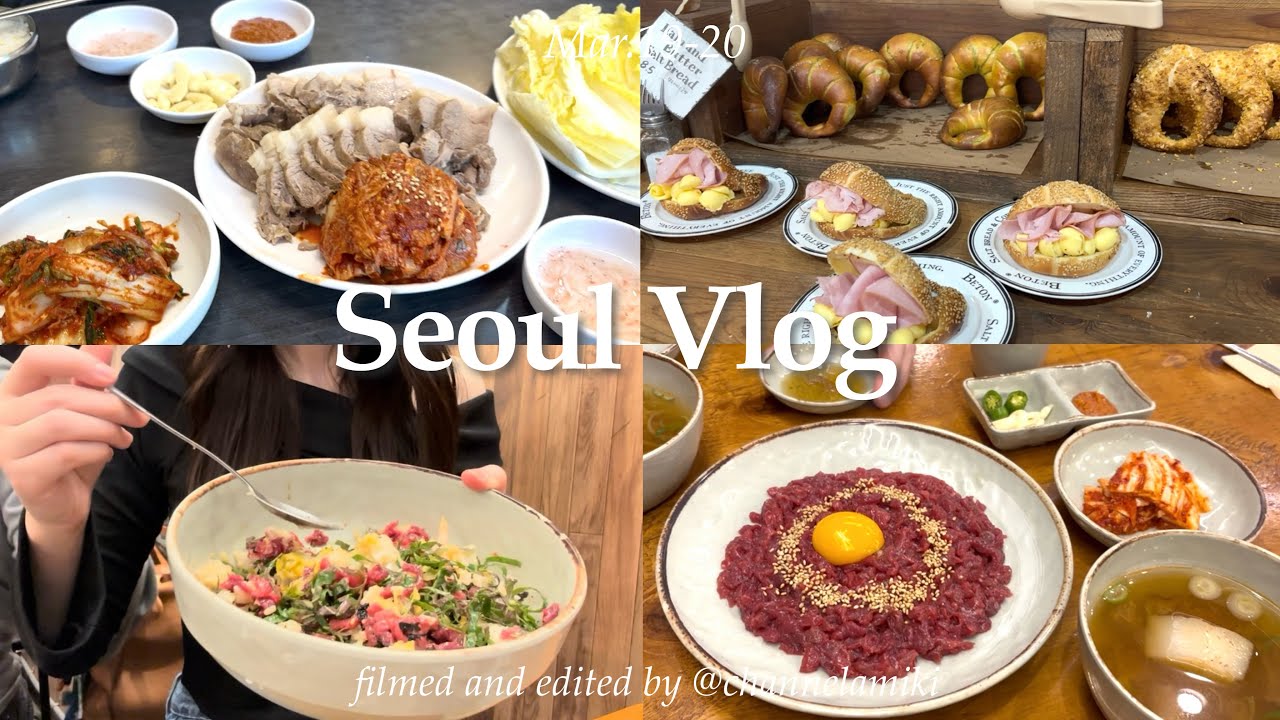 [Влог о Корее] 2-дневный гастрономический и бьюти-тур на март 🇰🇷 | Тур с популярными кафе и класс...