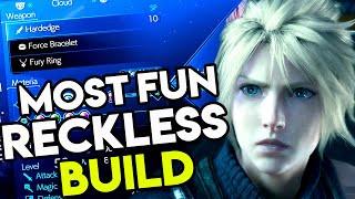 Cloud RECKLESS Fun Build for Hard Mode | Final Fantasy 7 Remake