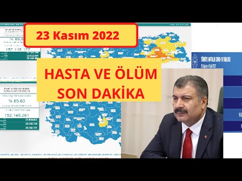 Son dakika: 23 Kasım Bugünkü vaka sayısı | Korona virüs vaka sayıları tablosu | Günlük vaka sayısı