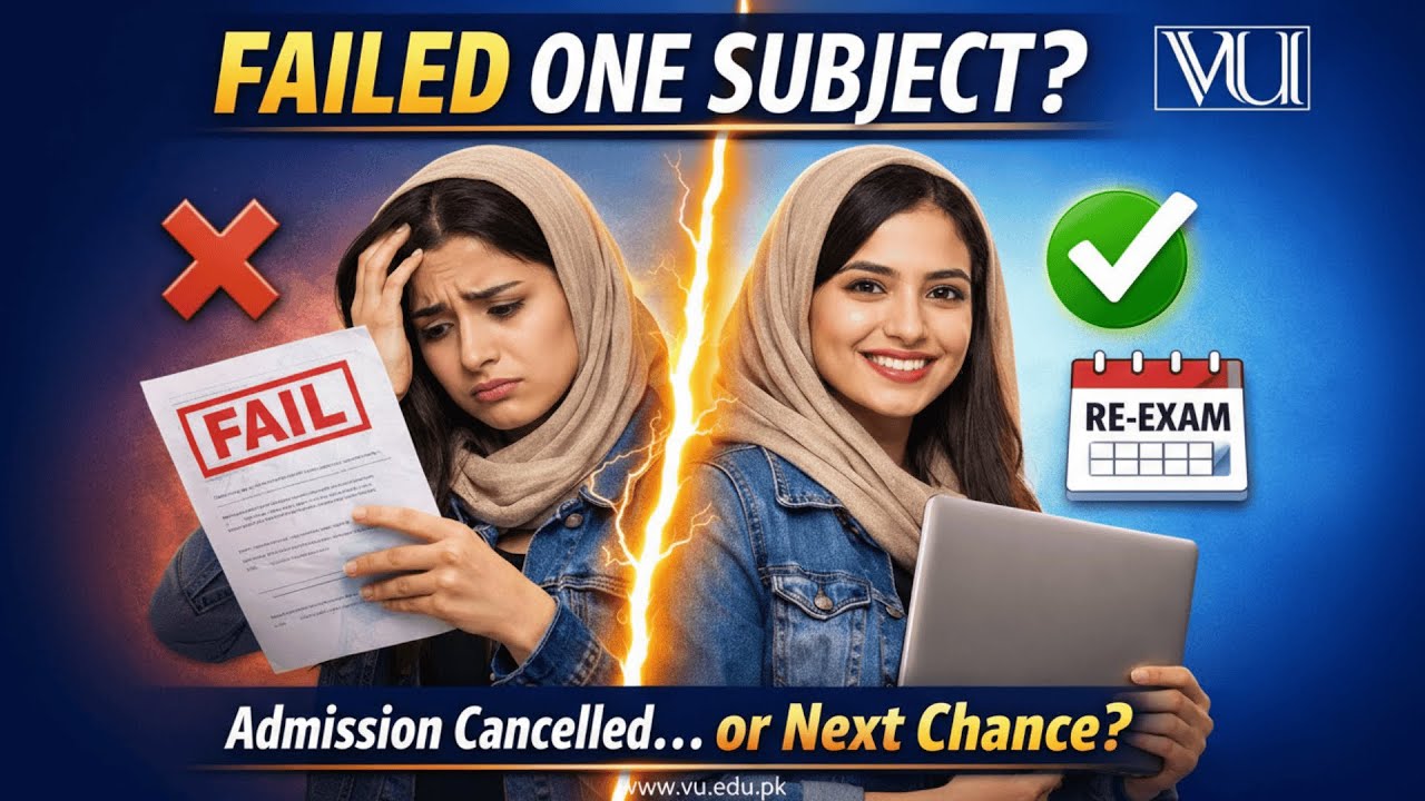 𝐕𝐔 𝐅𝐢𝐧𝐚𝐥 𝐄𝐱𝐚𝐦𝐬 2025: 𝐅𝐚𝐢𝐥𝐞𝐝 𝐎𝐧𝐞 𝐒𝐮𝐛𝐣𝐞𝐜𝐭 – 𝐖𝐡𝐚𝐭 𝐇𝐚𝐩𝐩𝐞𝐧𝐬 𝐍𝐞𝐱𝐭? 𝐕𝐢𝐫𝐭𝐮𝐚𝐥 𝐔𝐧𝐢𝐯𝐞𝐫𝐬𝐢𝐭𝐲 𝐨𝐟 𝐏𝐚𝐤𝐢𝐬𝐭𝐚𝐧