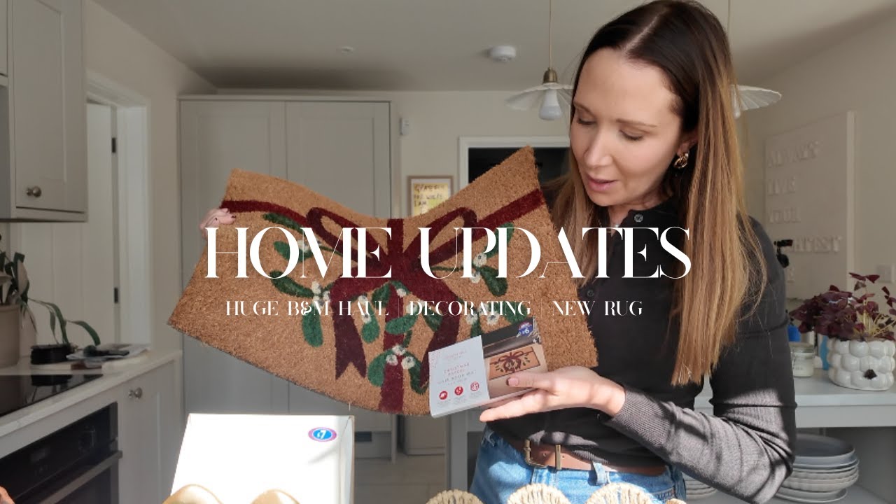 WHAT'S BEEN GOING ON | Lots Of House Updates | Huge B&M Homeware Haul | New Rugs | Decorating