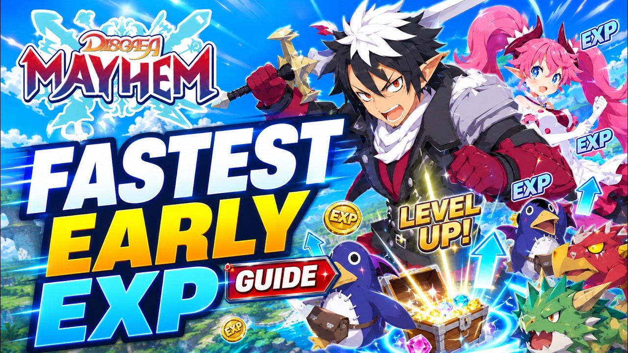 Disgaea Mayhem - Best Early EXP Farm