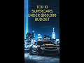 Top 10 Supercars Under $100,000: Budget-Friendly Speed Demons